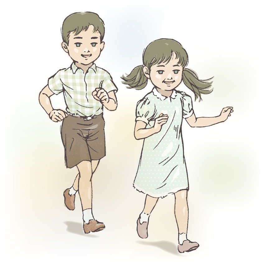 最高のコレクション 走る 子供 イラスト 写真素材 フォトライブラリー